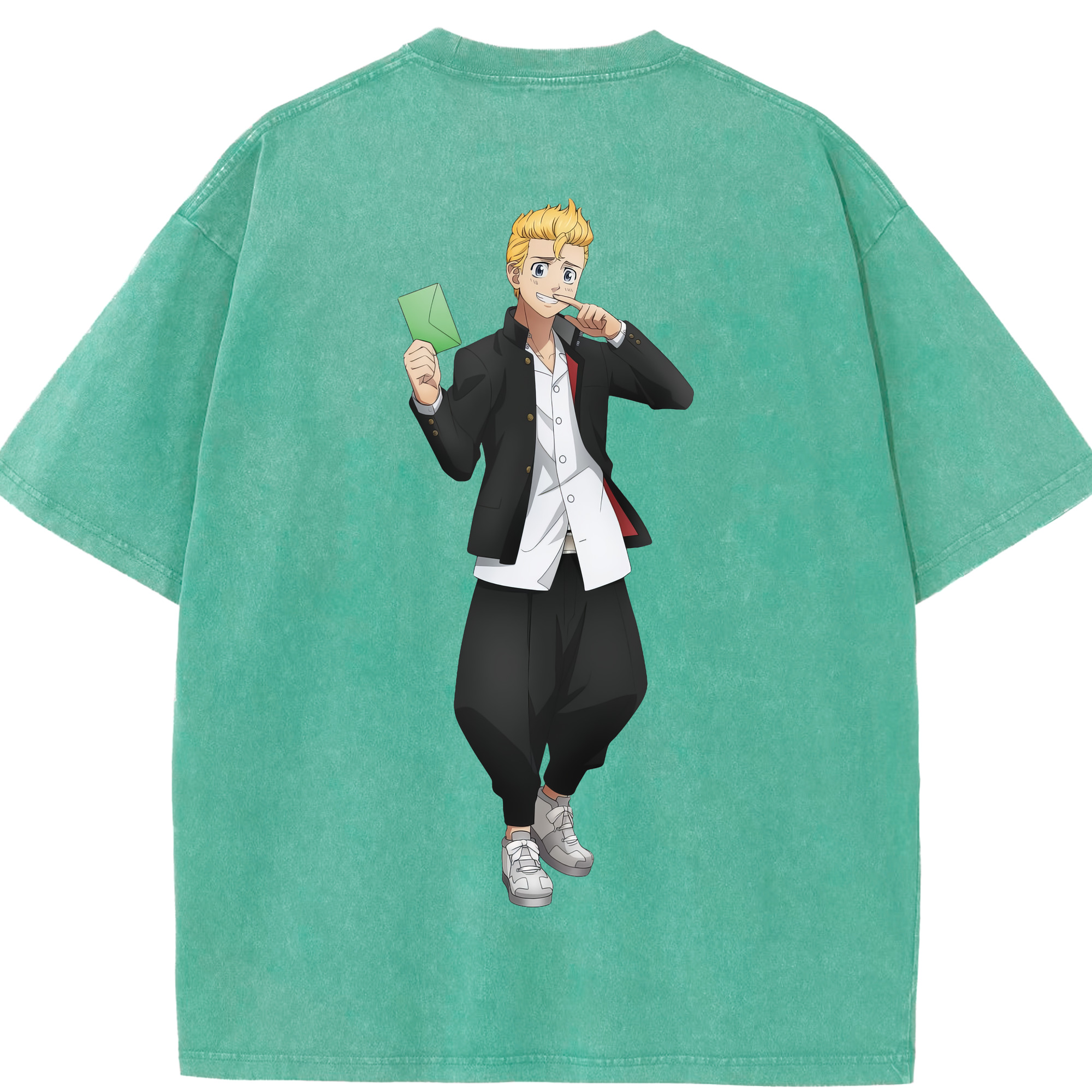 （画像用） 東京リベンジャーズ Tokyo Revengers 綿100% ヴィンテージ風 半袖Tシャツ（背面プリント）